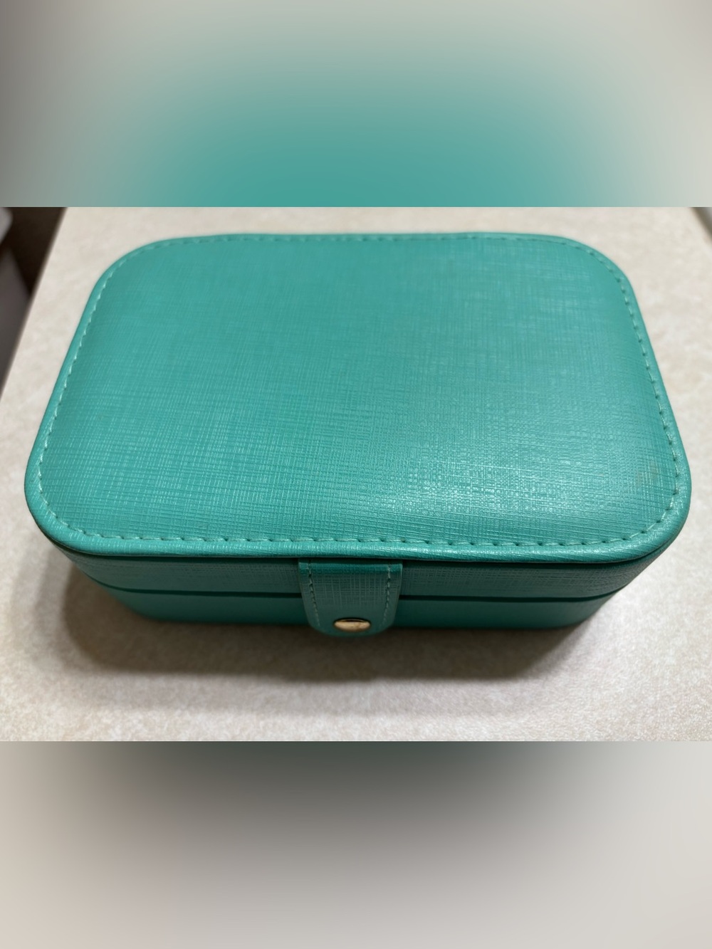 Travel Jewelry Case - teal